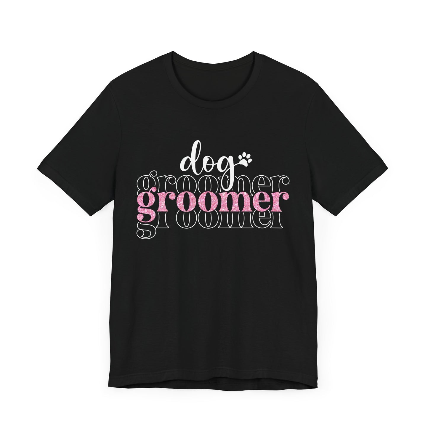 Pink Sparkle Dog Groomer Shirt