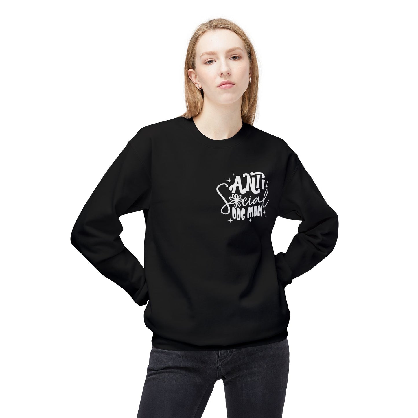 Anti Social Dog Mom Crewneck