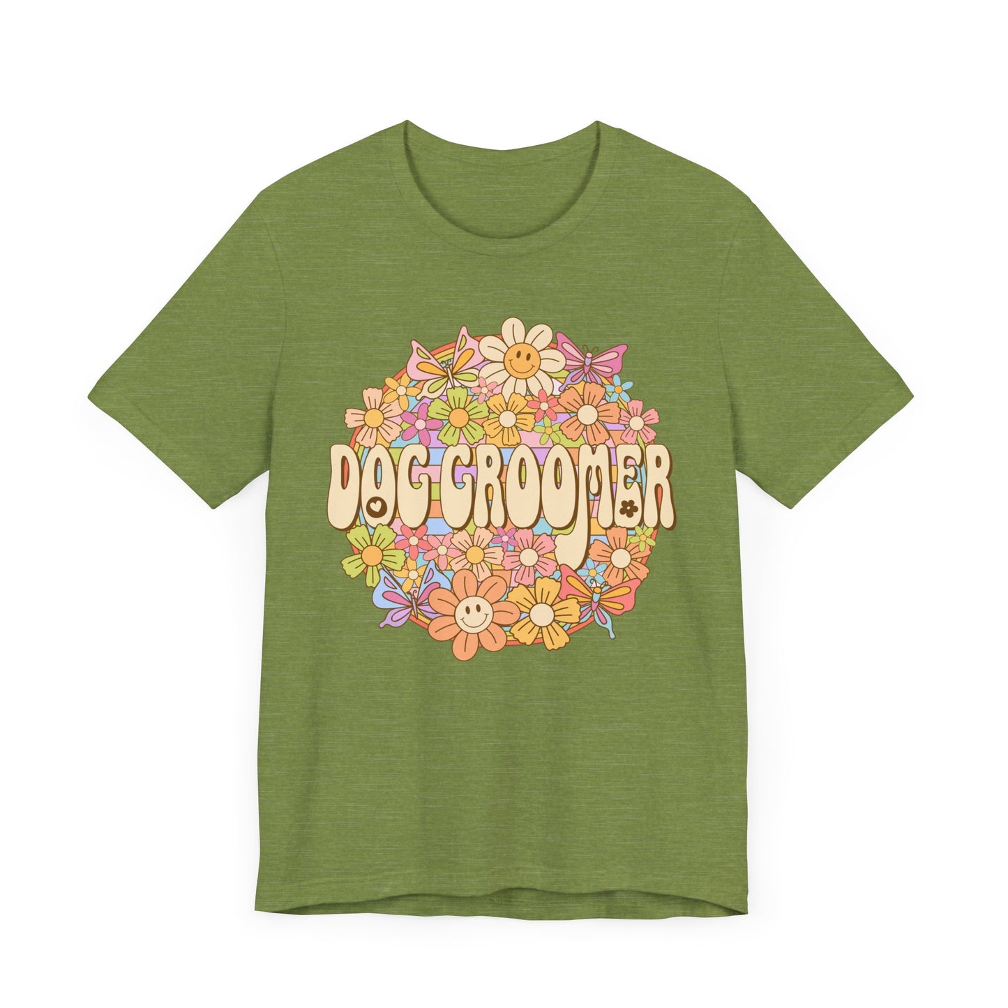 Groovy Groomer Flowers shirt