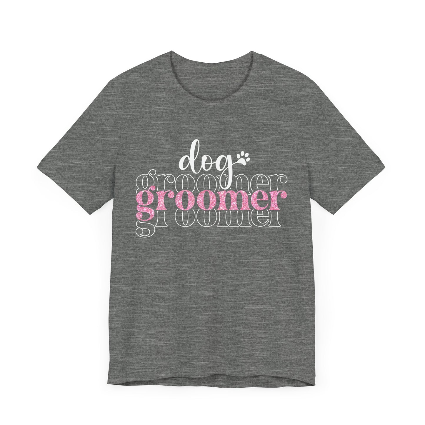 Pink Sparkle Dog Groomer Shirt
