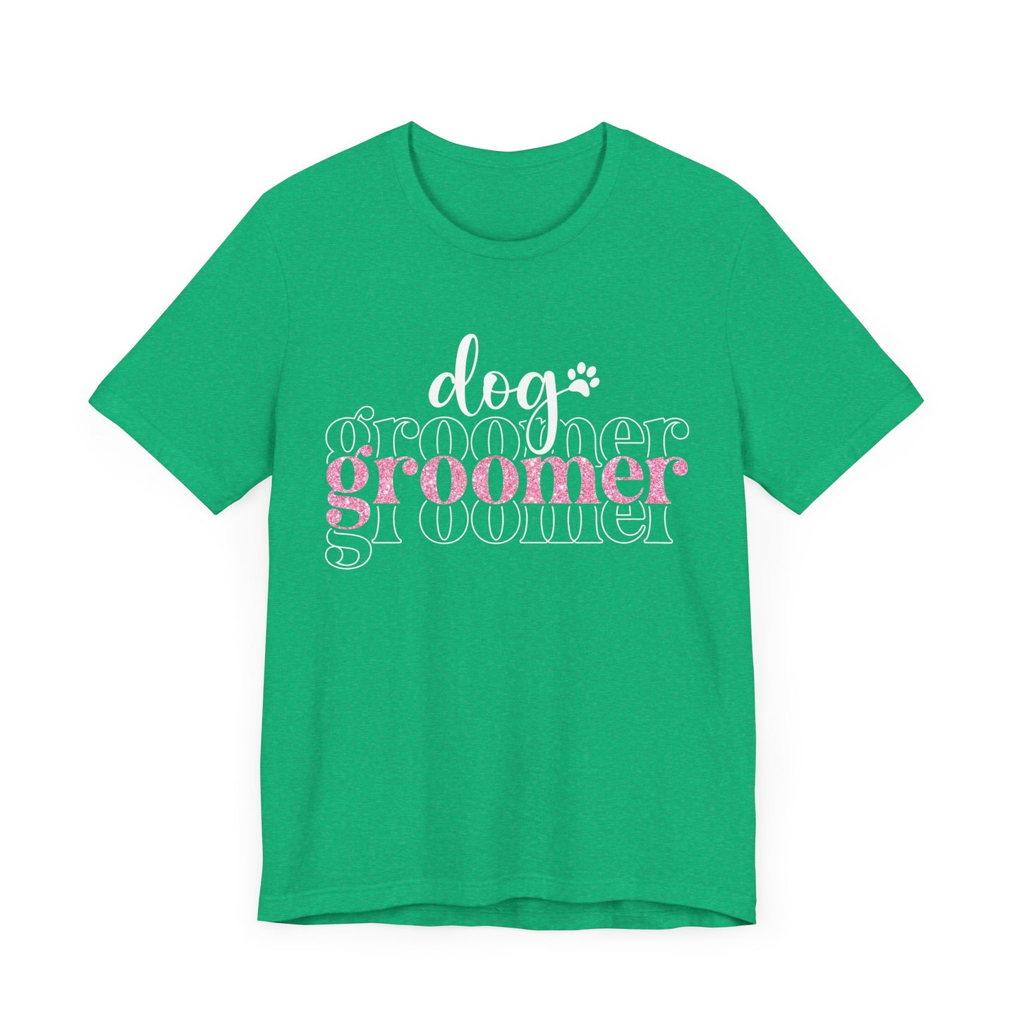 Pink Sparkle Dog Groomer Shirt