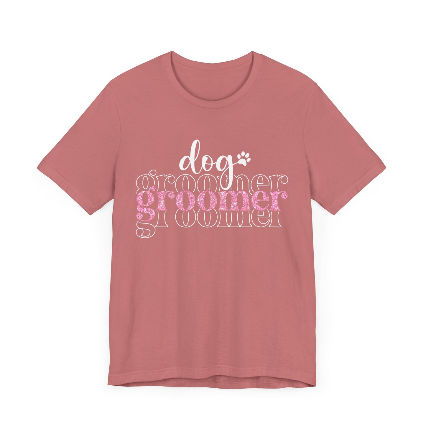 Pink Sparkle Dog Groomer Shirt