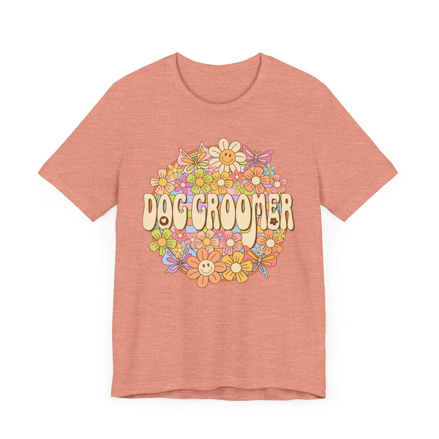 Groovy Groomer Flowers shirt