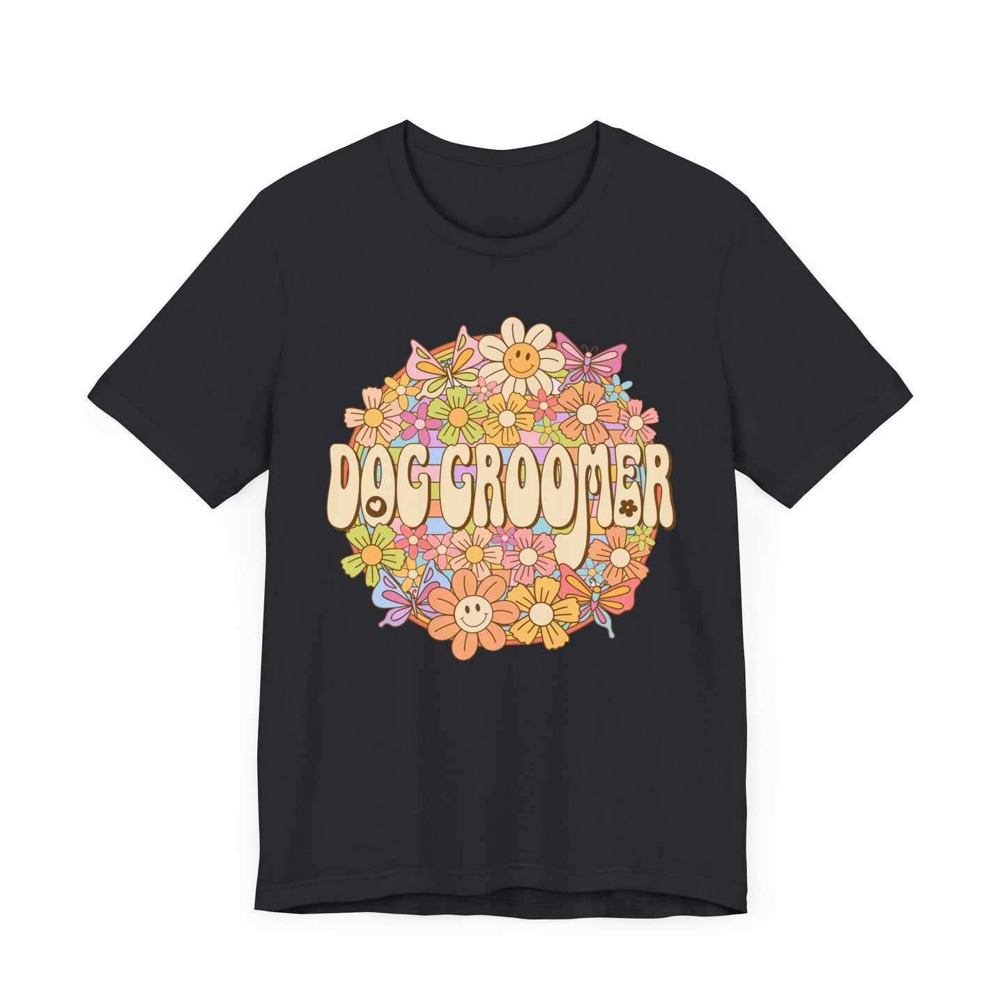 Groovy Groomer Flowers shirt