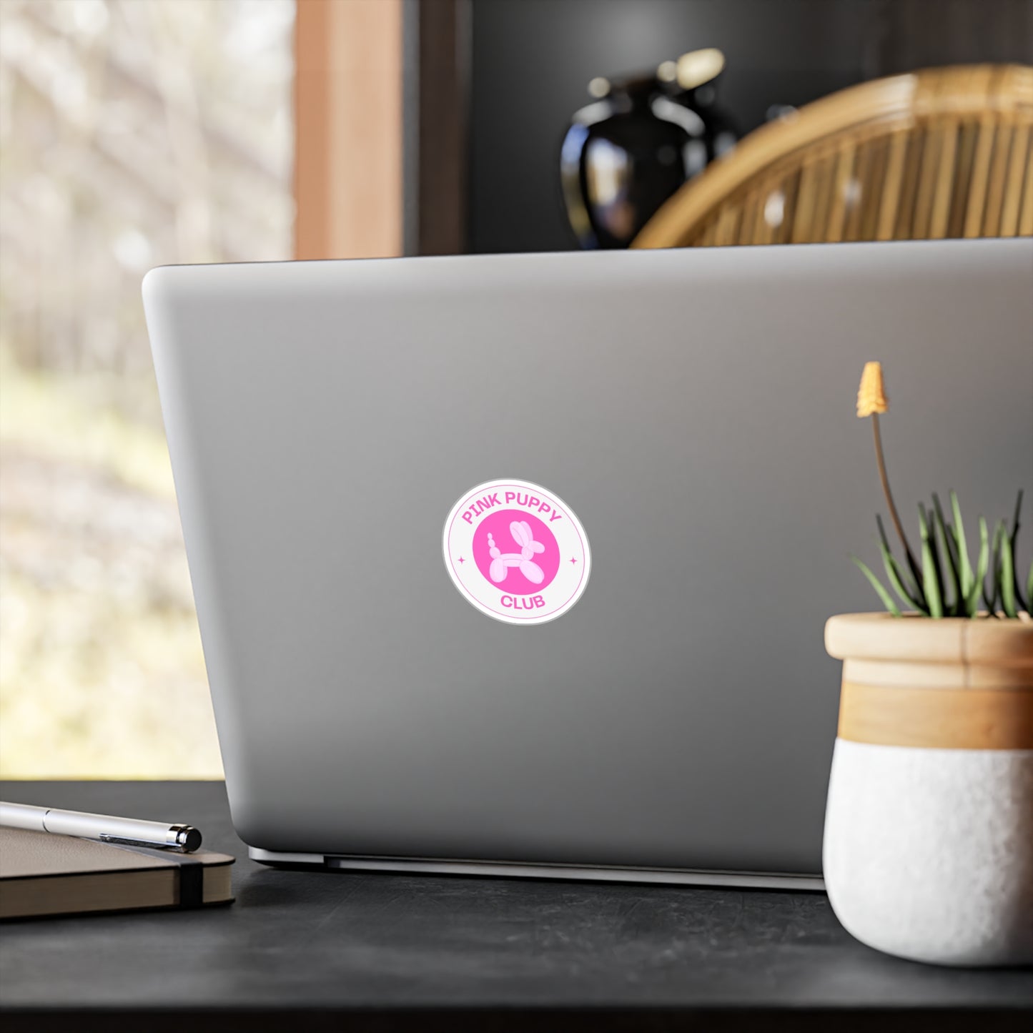Pink Puppy Club sticker