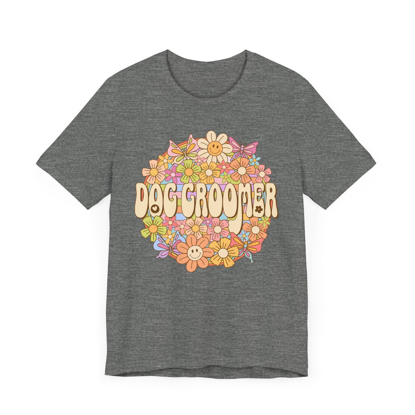 Groovy Groomer Flowers shirt