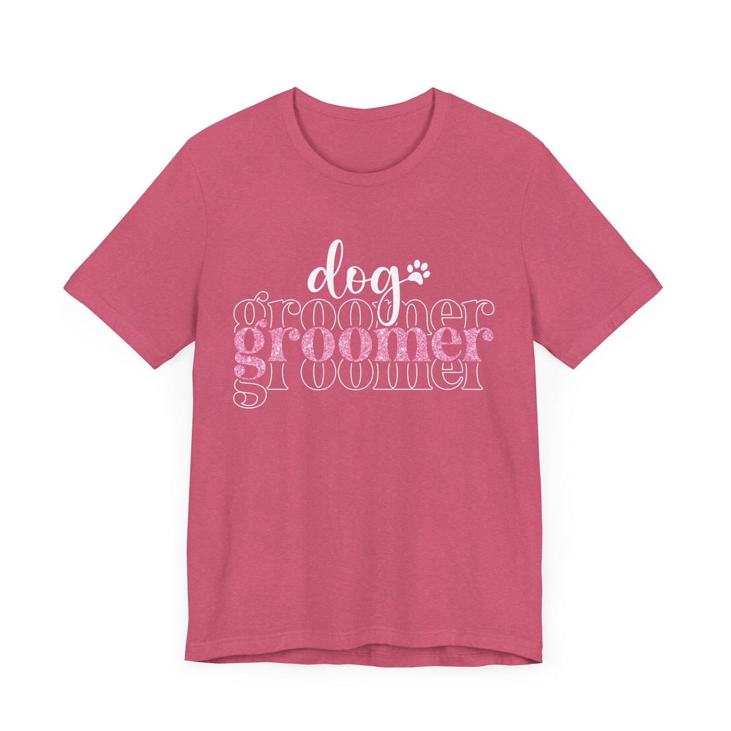 Pink Sparkle Dog Groomer Shirt