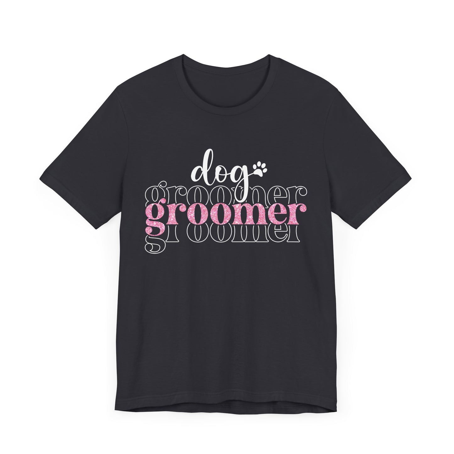 Pink Sparkle Dog Groomer Shirt