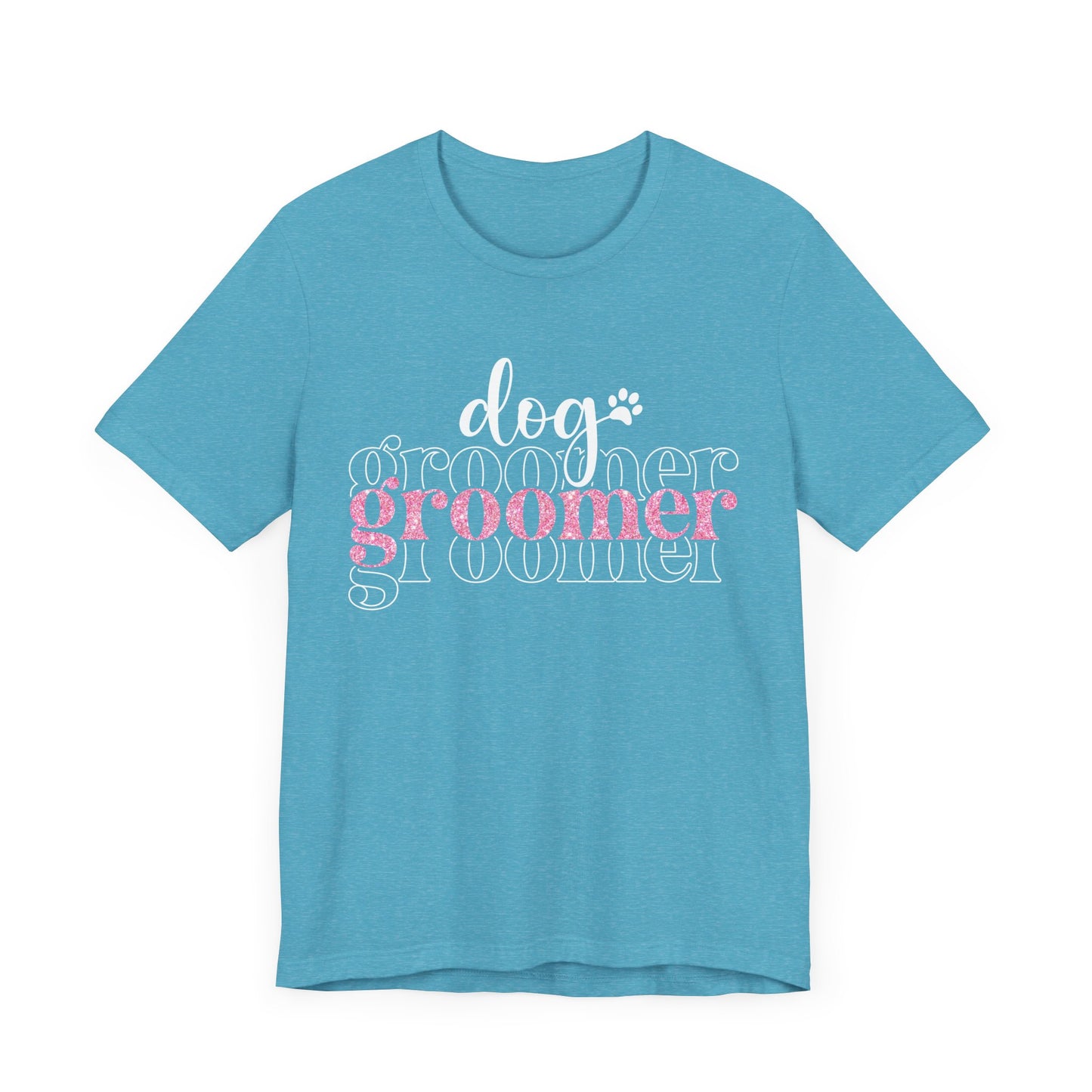 Pink Sparkle Dog Groomer Shirt