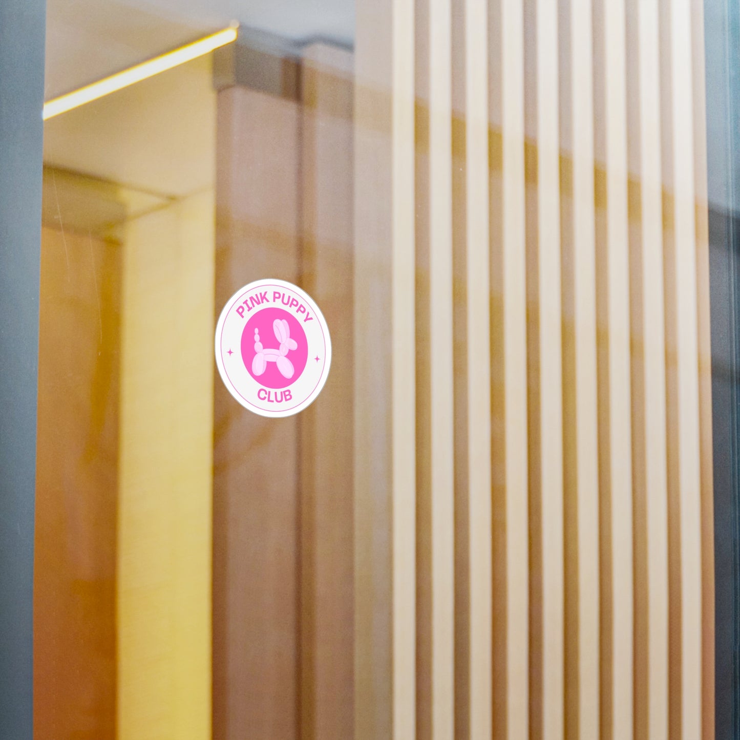 Pink Puppy Club sticker