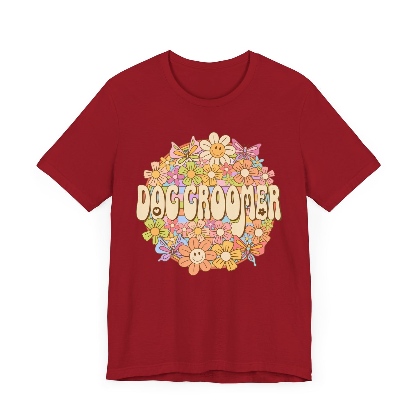 Groovy Groomer Flowers shirt