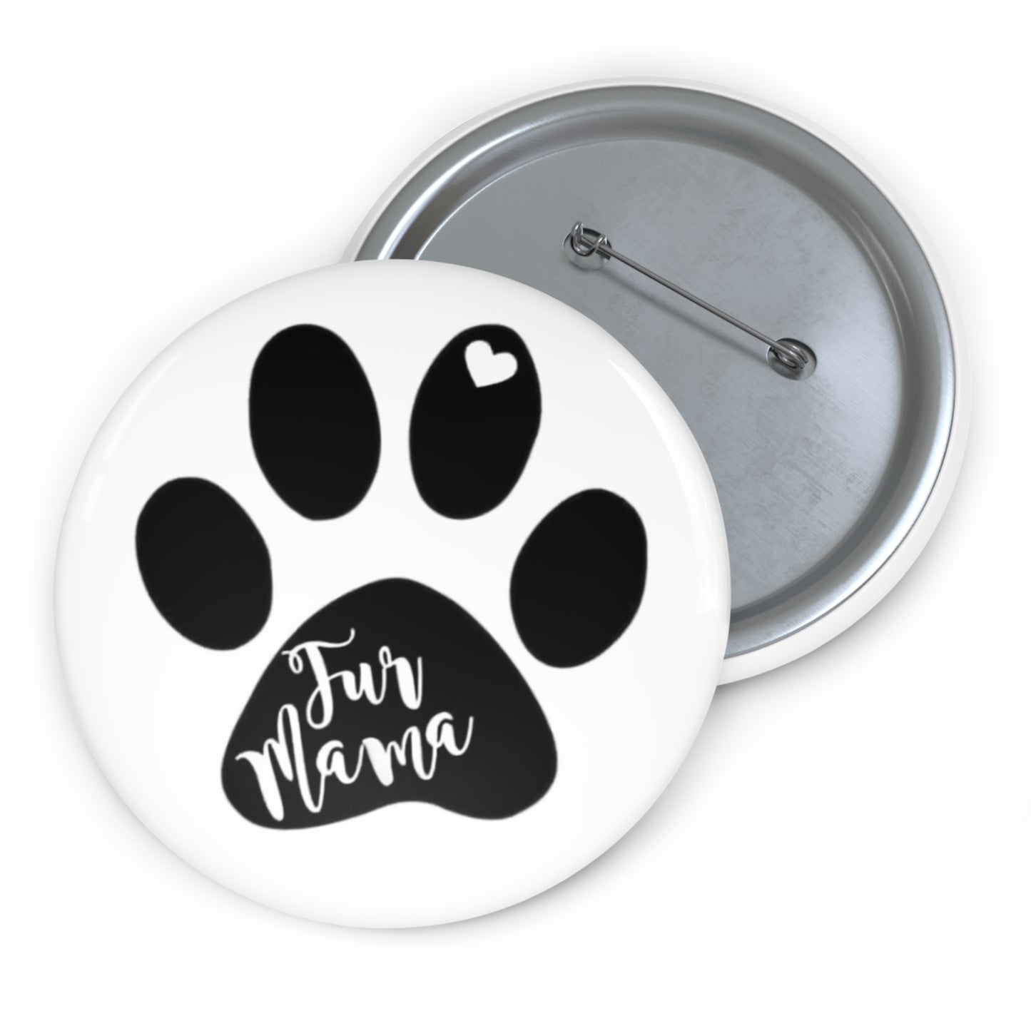 Fur mama button