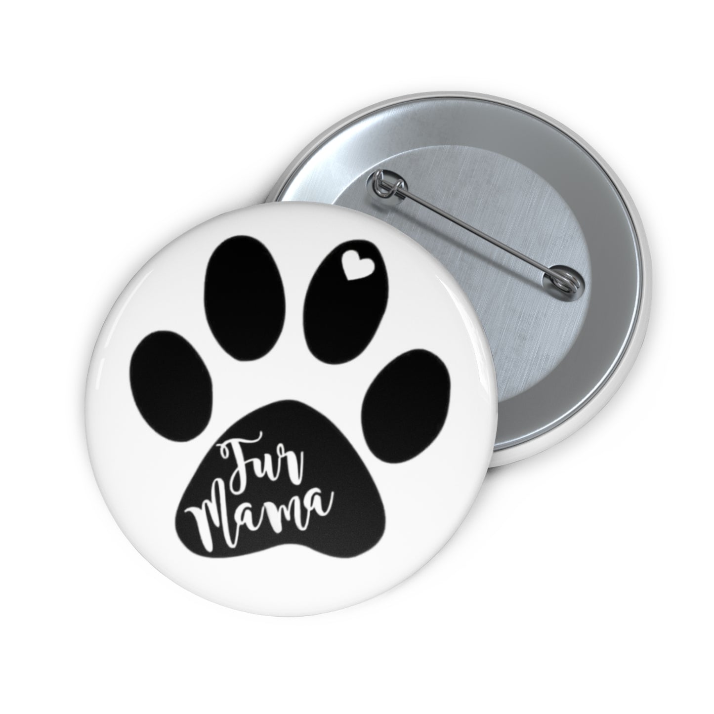 Fur mama button
