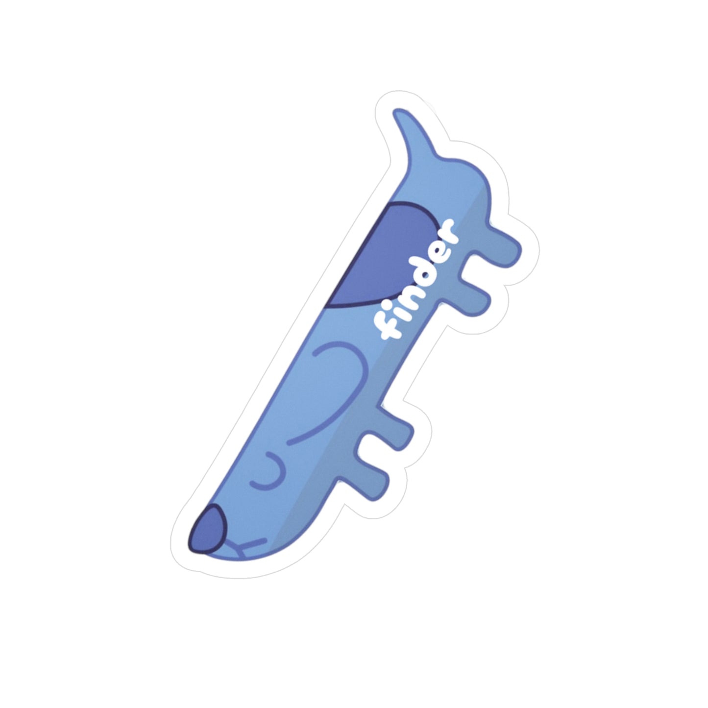 Longdog finder sticker