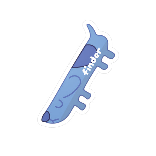 Longdog finder sticker
