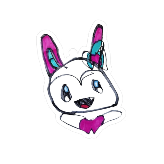 Cute Character Vinyl Decals for Personalization, Kids Room Decor, Laptop Stickers, Gift for Holidays, Colorful Wall Art