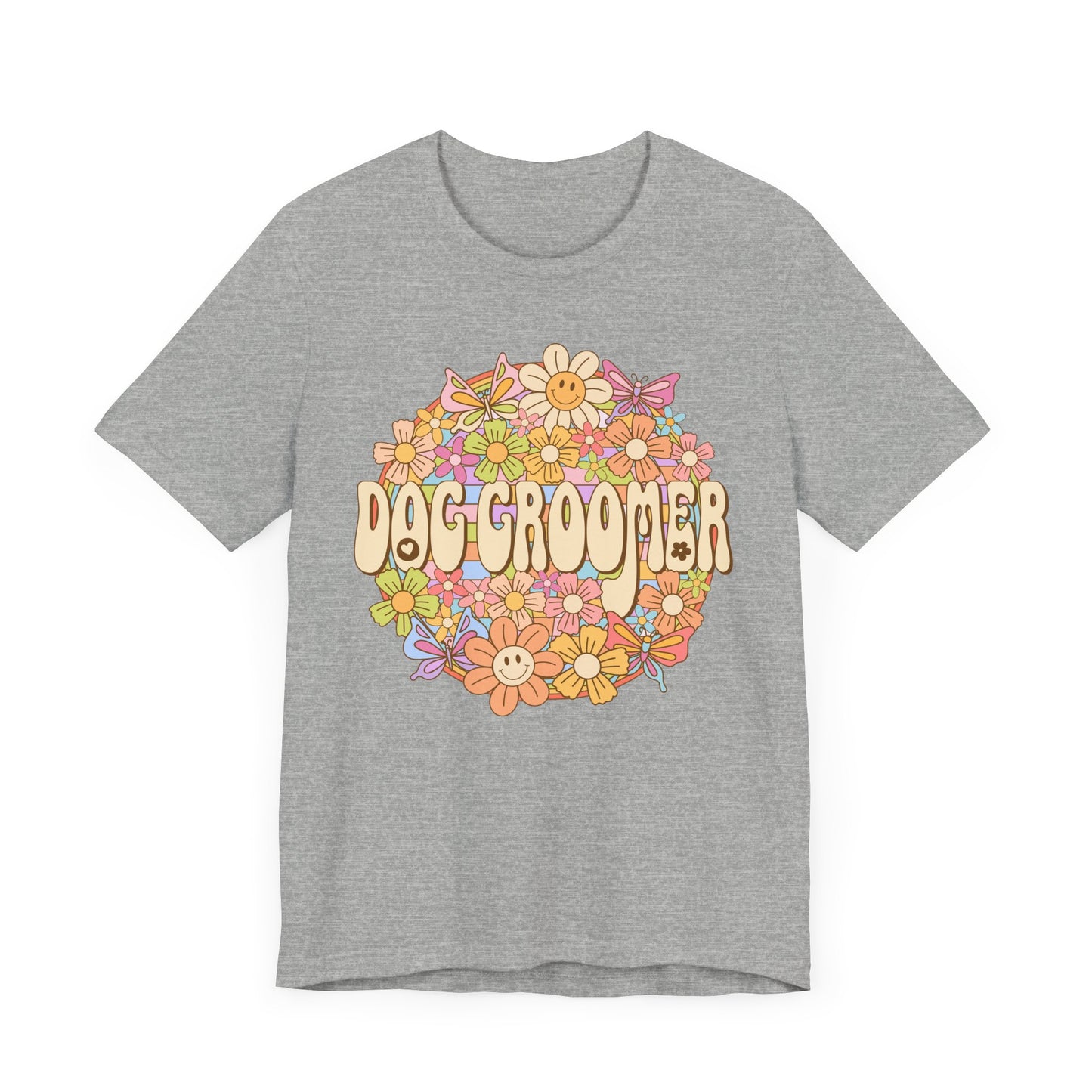 Groovy Groomer Flowers shirt