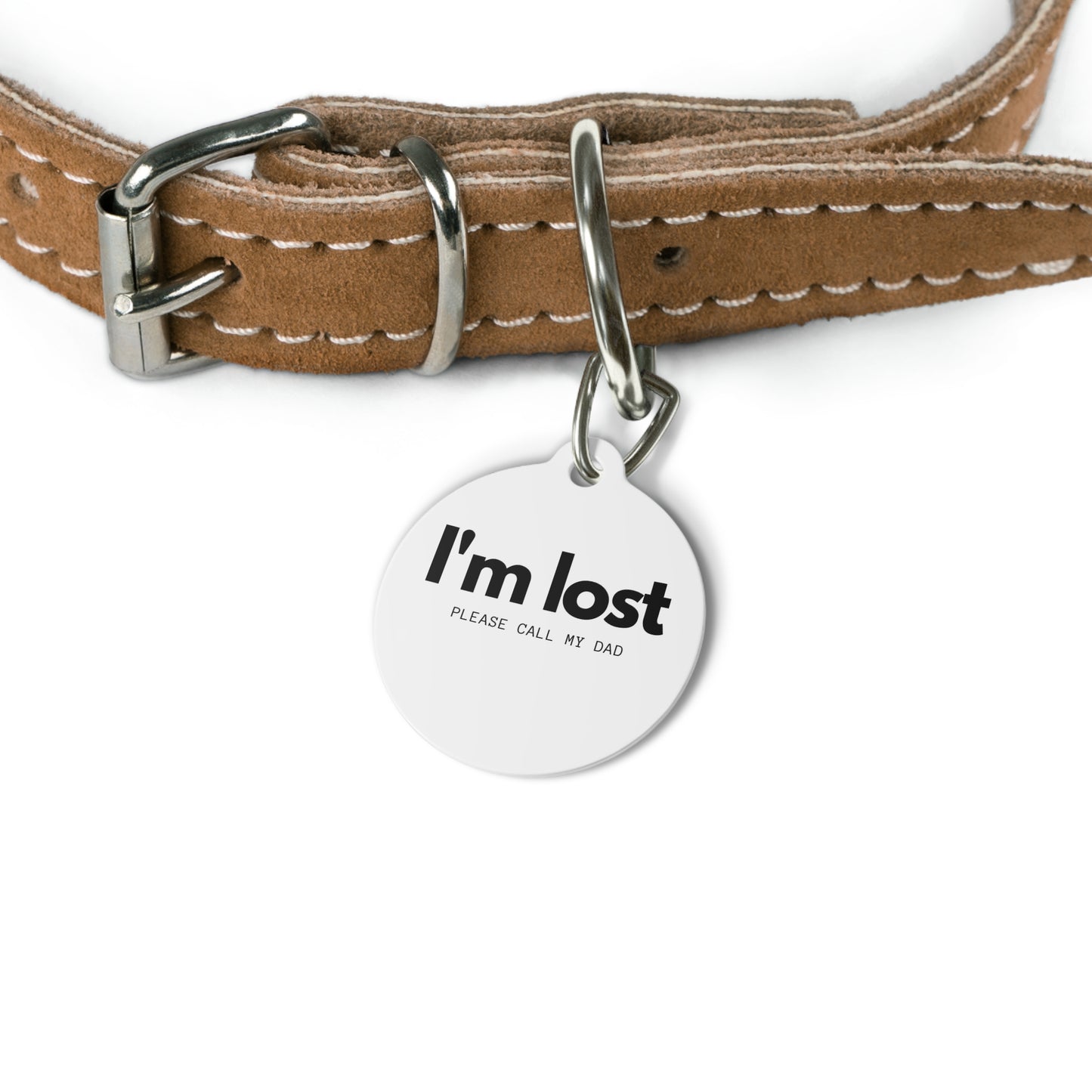 Call dad Pet Tag