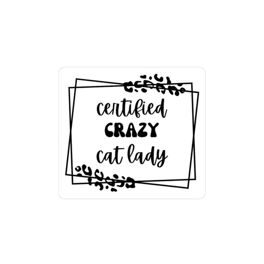 Crazy Cat Lady Sticker
