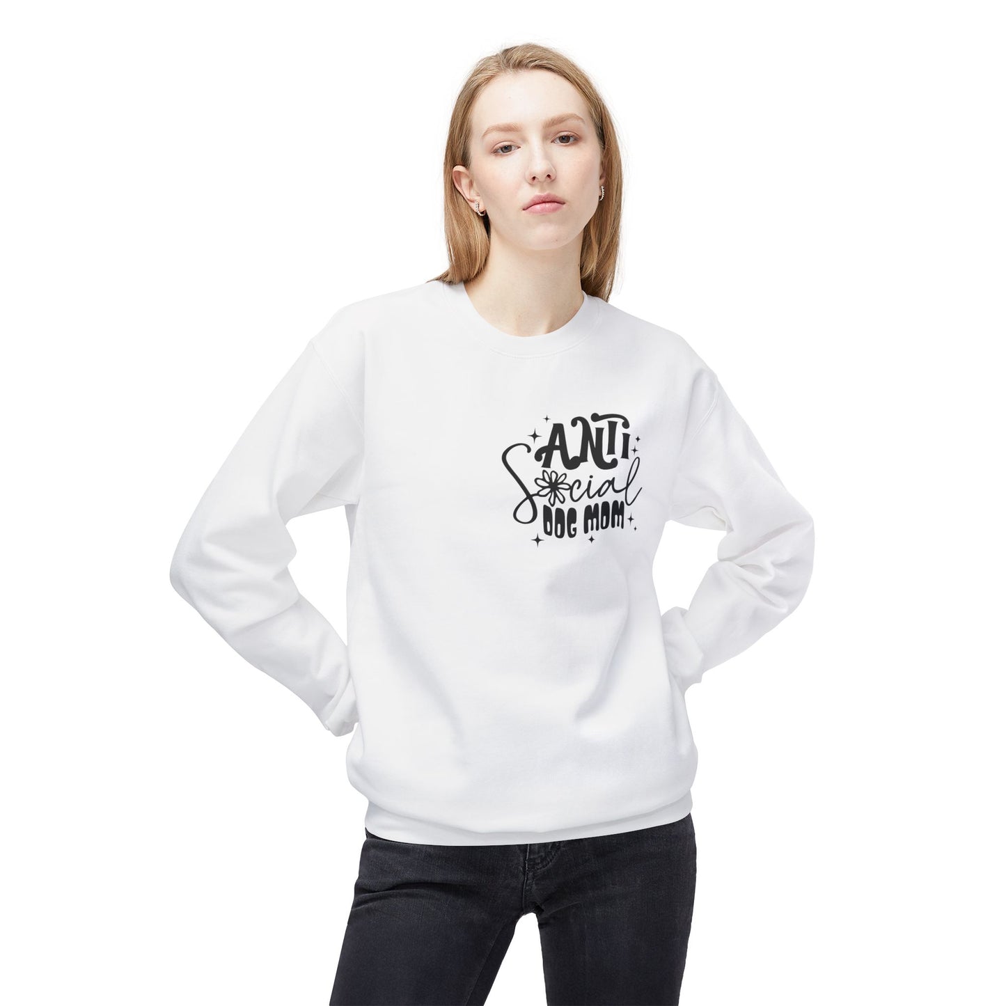Anti Social Dog Mom Crewneck