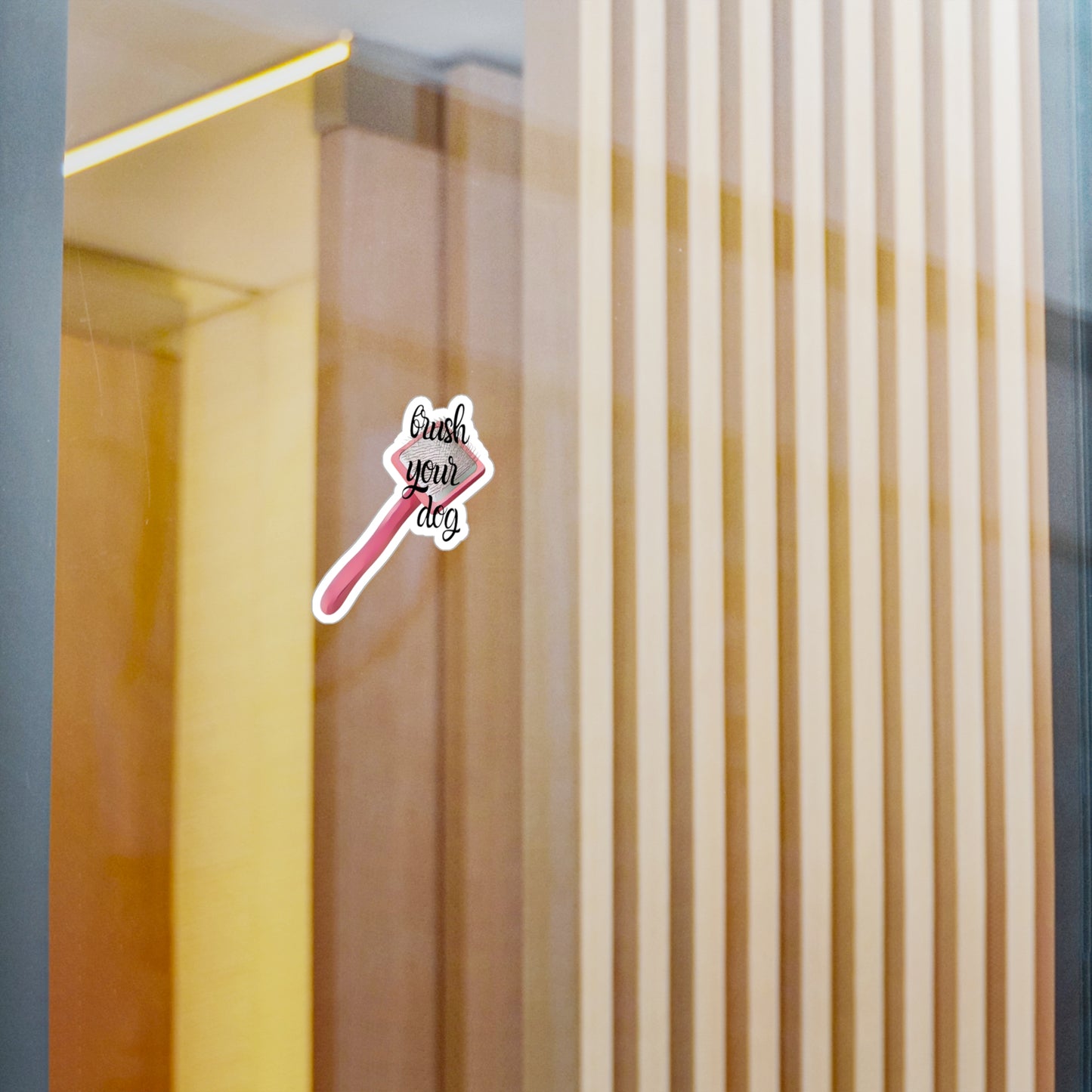 Brush Your Dog Sticker