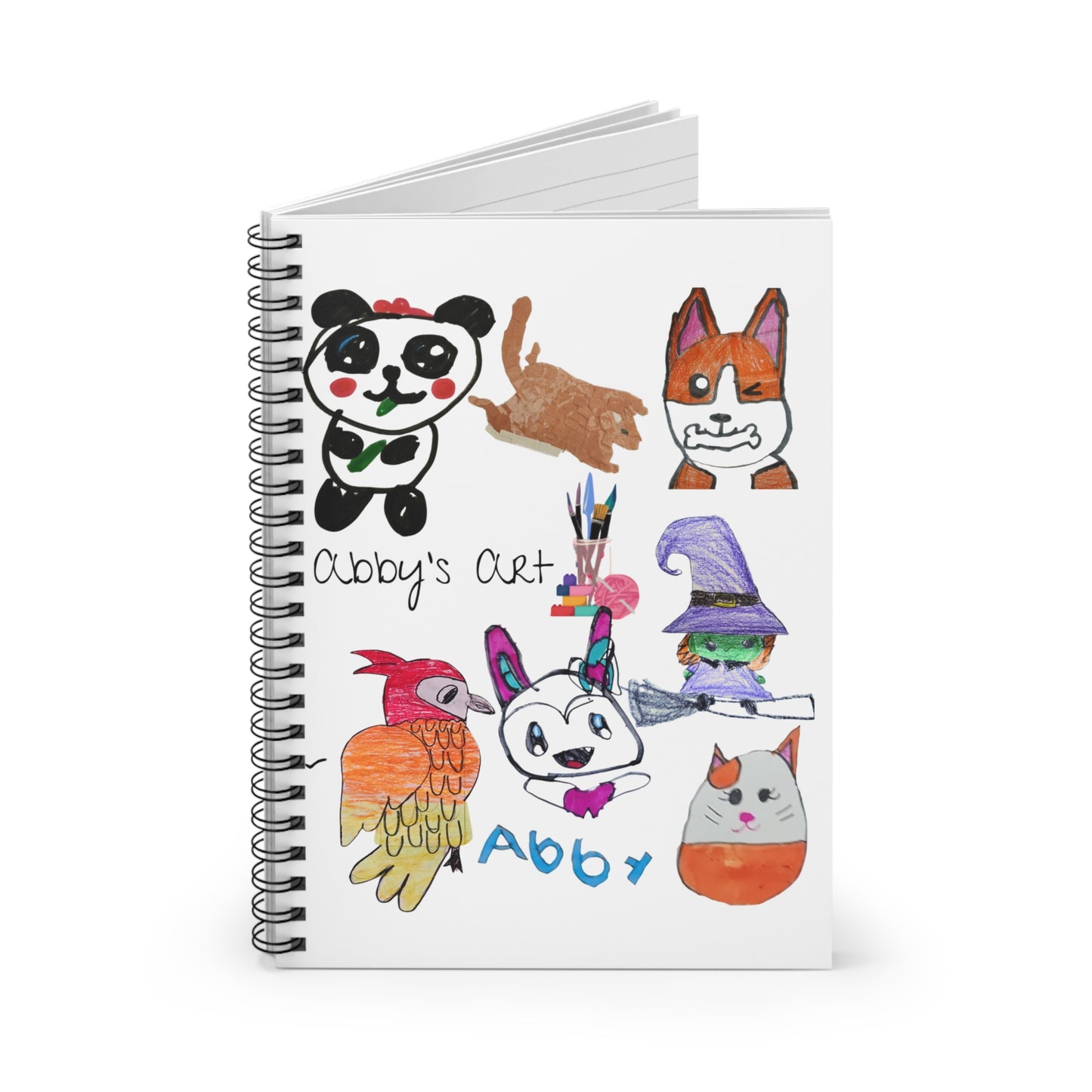 Kids' Art Spiral Notebook - Perfect for Creativity, Journaling, and School Supplies, Gifts for Young Artists