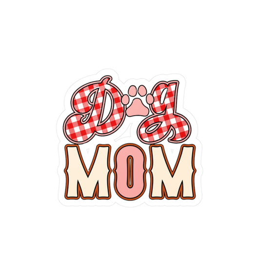 Western theme Dog Mom Sticker
