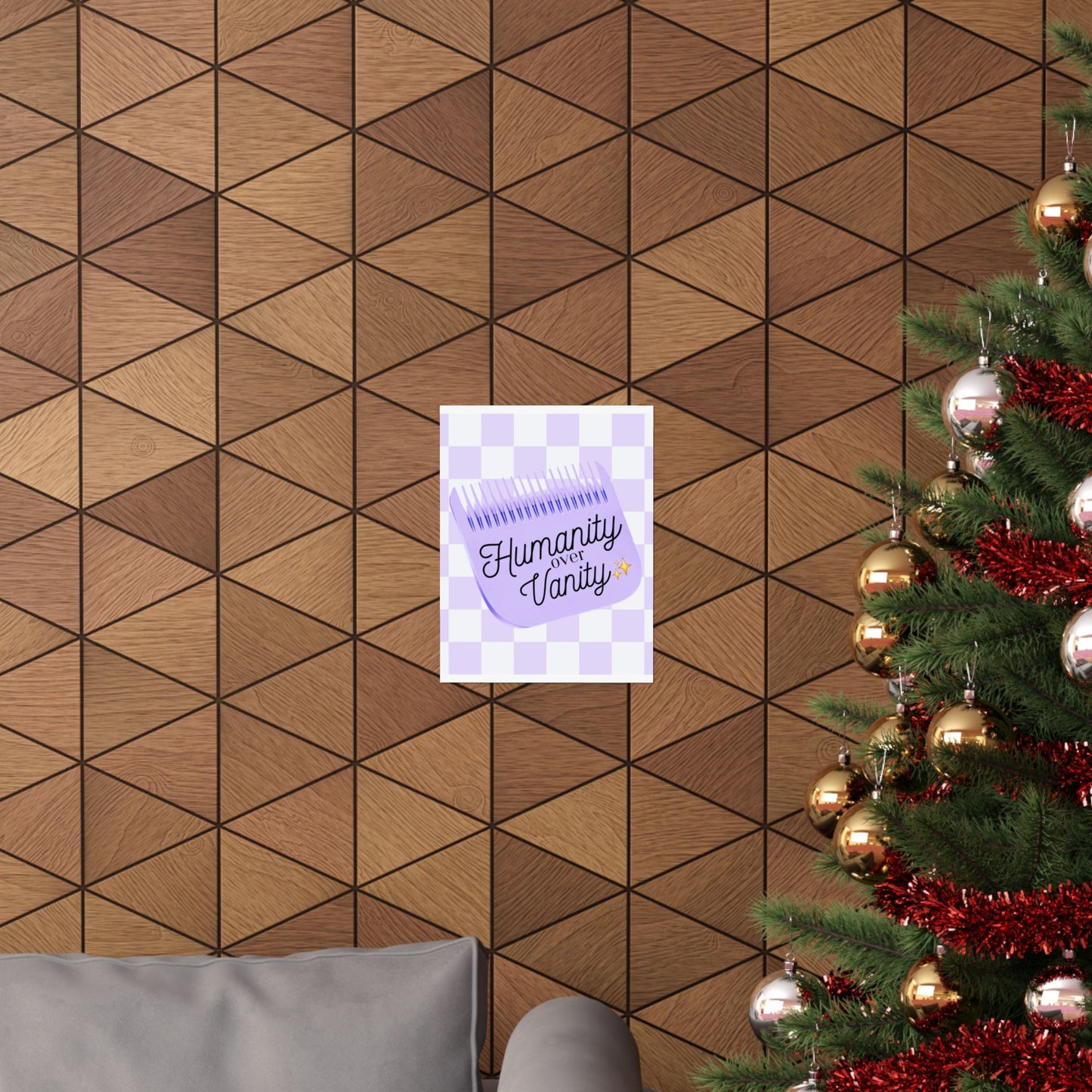 Humanity over Vanity print