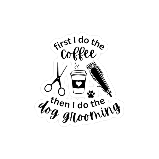 Coffee then Groom