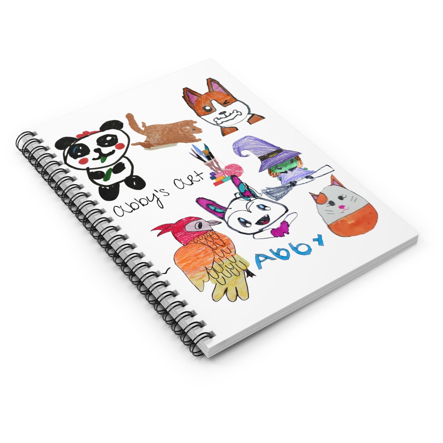 Kids' Art Spiral Notebook - Perfect for Creativity, Journaling, and School Supplies, Gifts for Young Artists