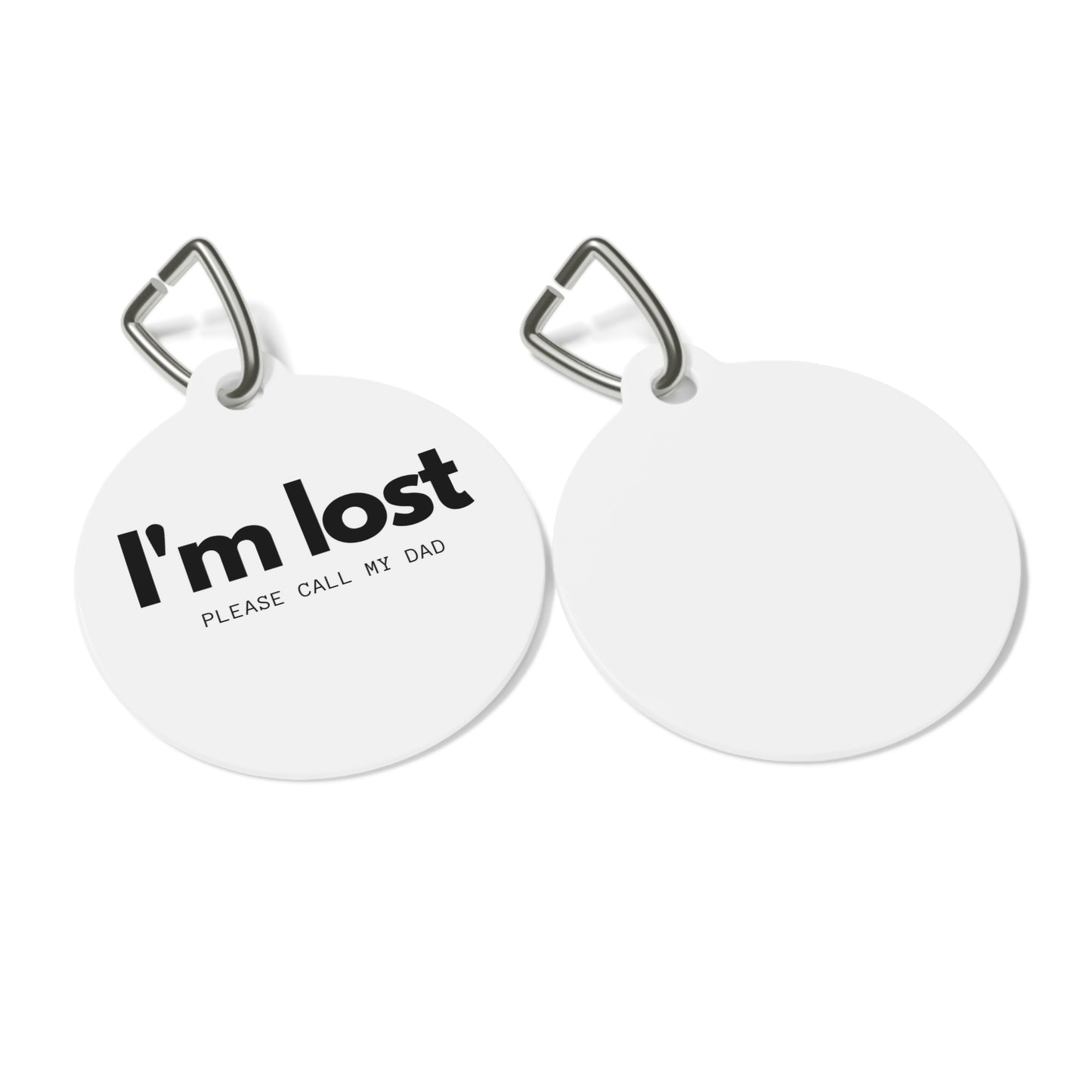 Call dad Pet Tag
