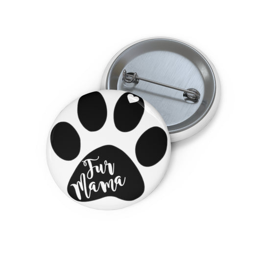 Fur mama button