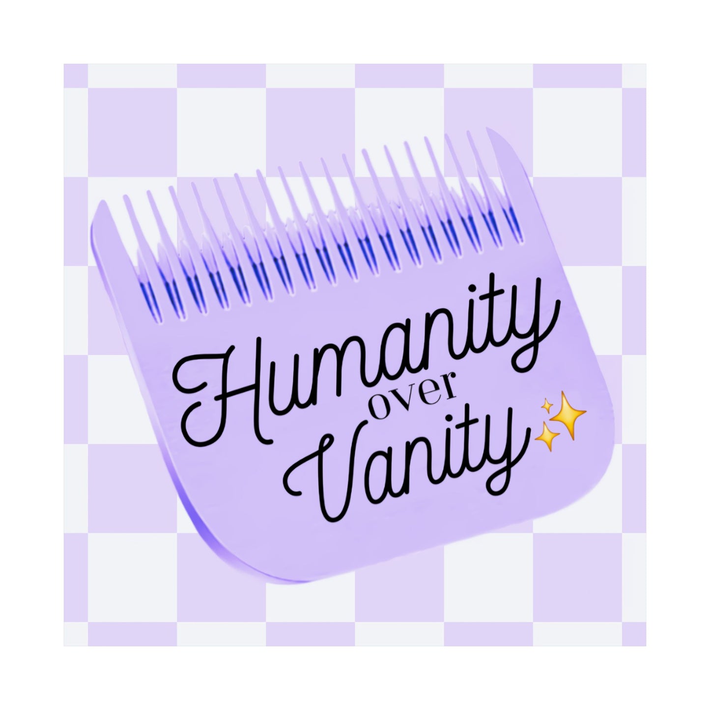 Humanity over Vanity print