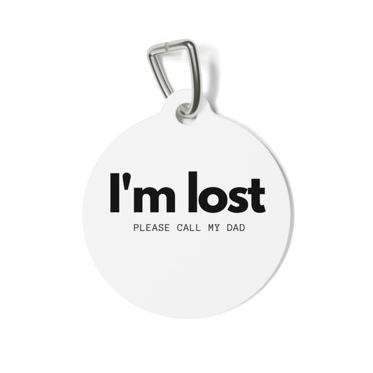 Call dad Pet Tag