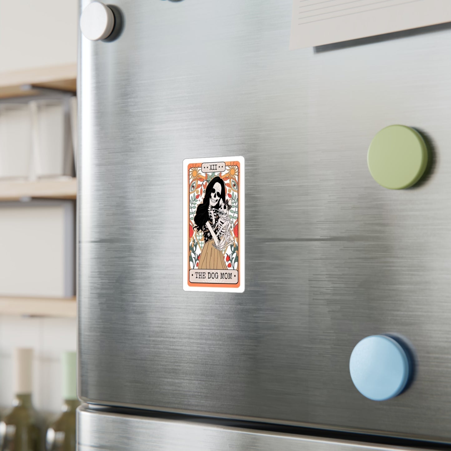 Dog Mom Tarot Card sticker