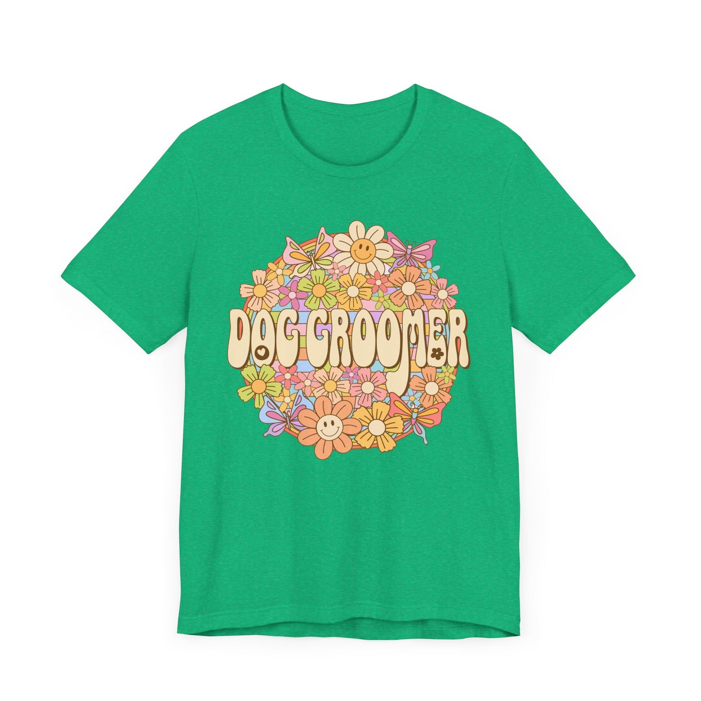 Groovy Groomer Flowers shirt