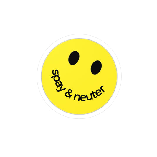 Spay & neuter sticker