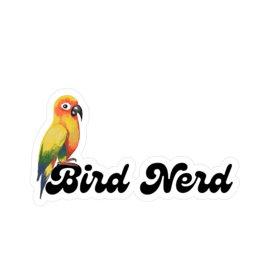 Bird Nerd Sticker