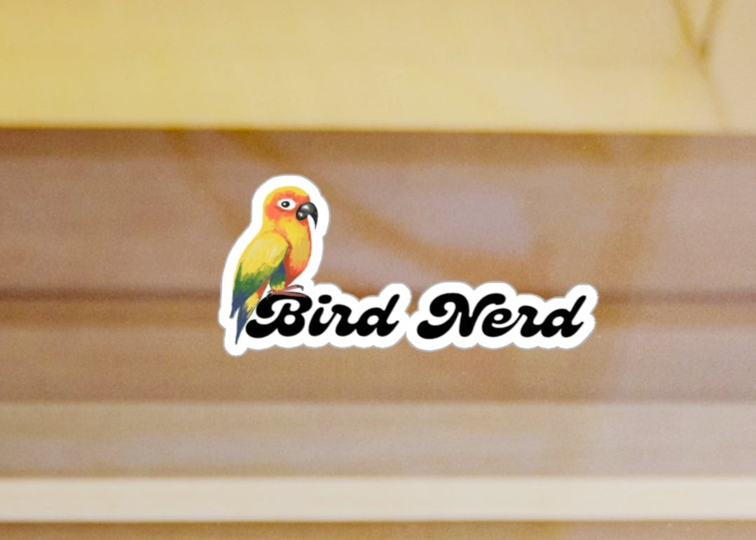 Bird Nerd Sticker