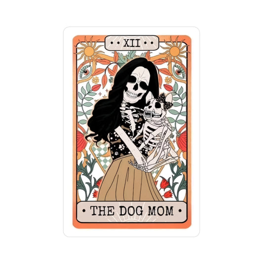 Dog Mom Tarot Card sticker