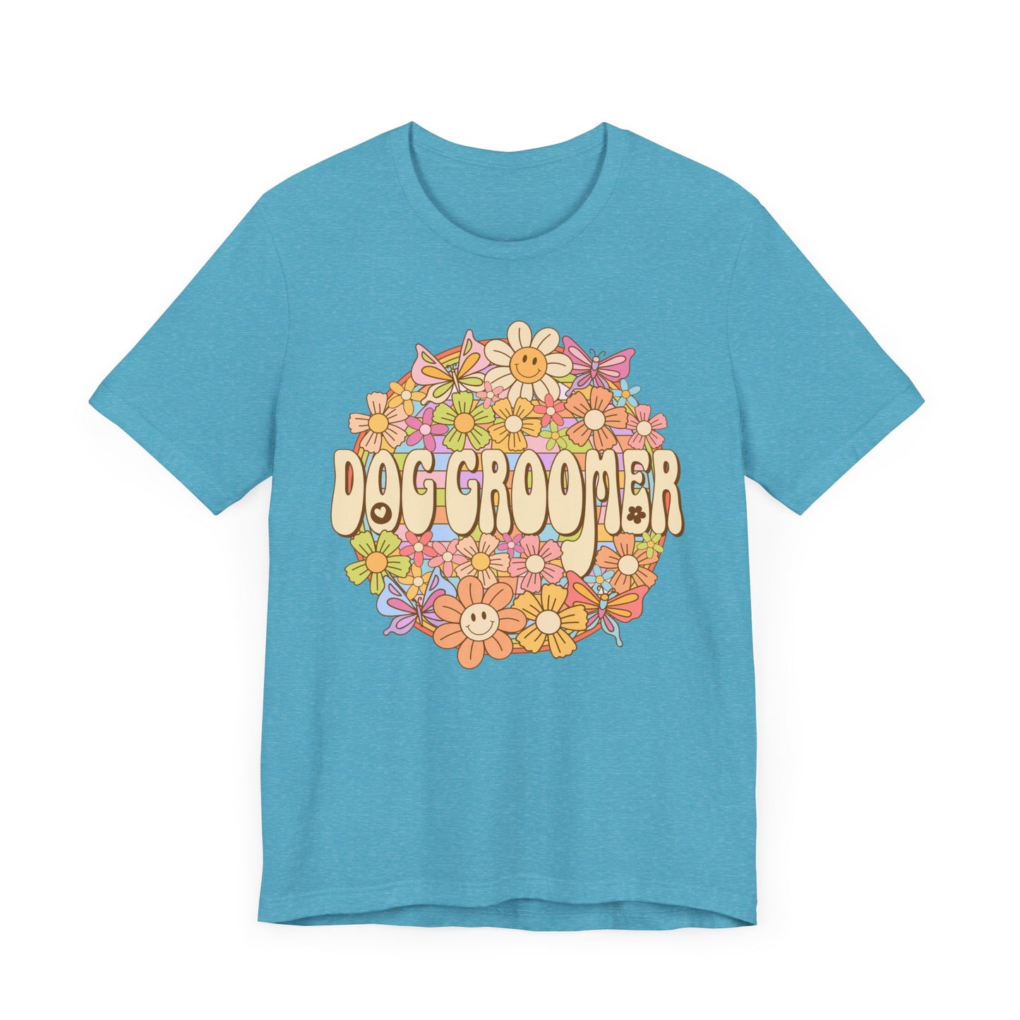 Groovy Groomer Flowers shirt