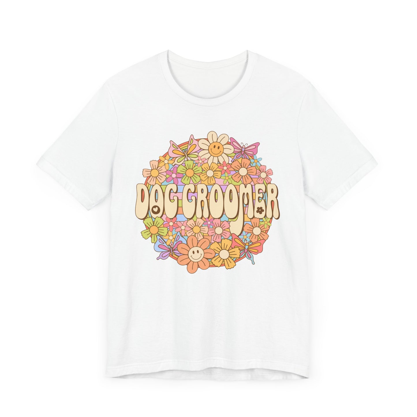 Groovy Groomer Flowers shirt