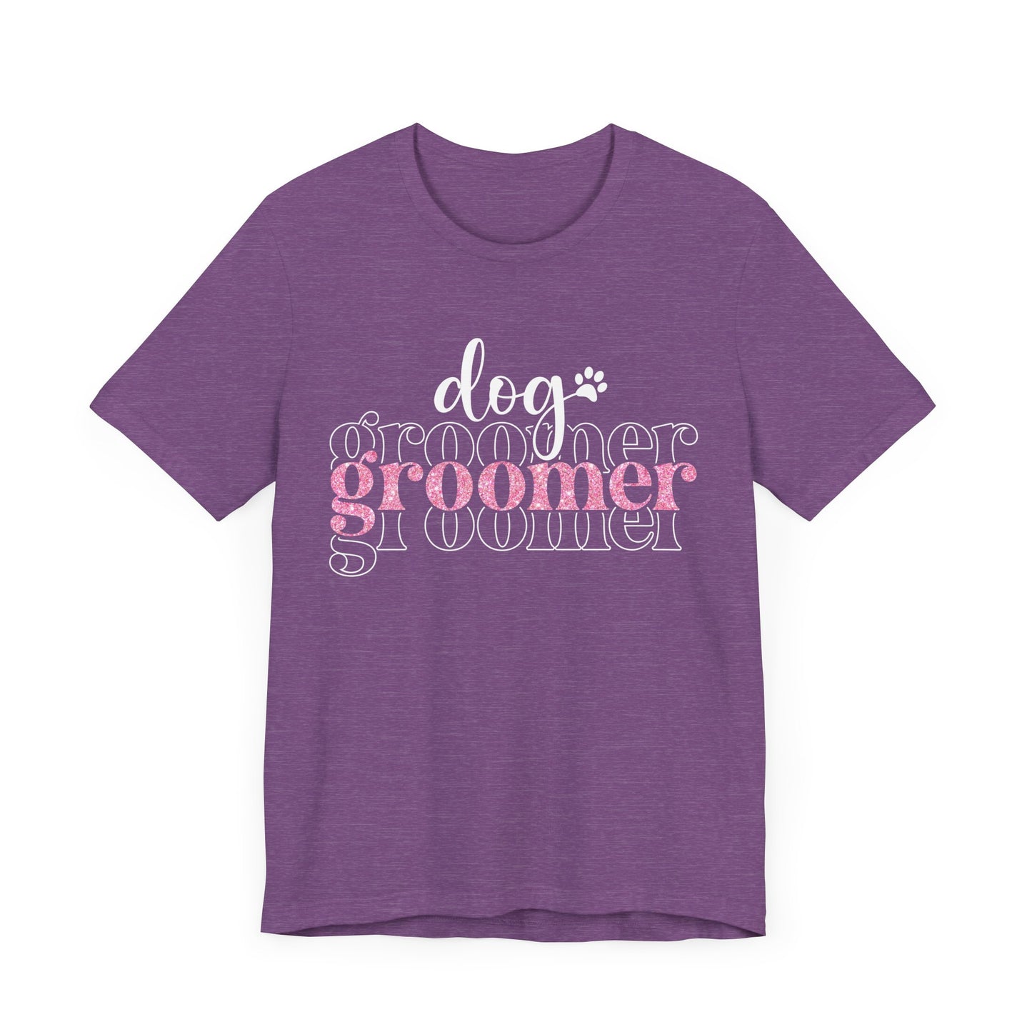 Pink Sparkle Dog Groomer Shirt