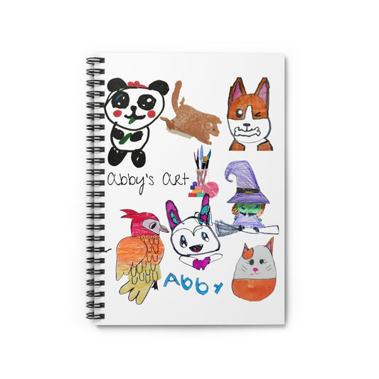 Kids' Art Spiral Notebook - Perfect for Creativity, Journaling, and School Supplies, Gifts for Young Artists
