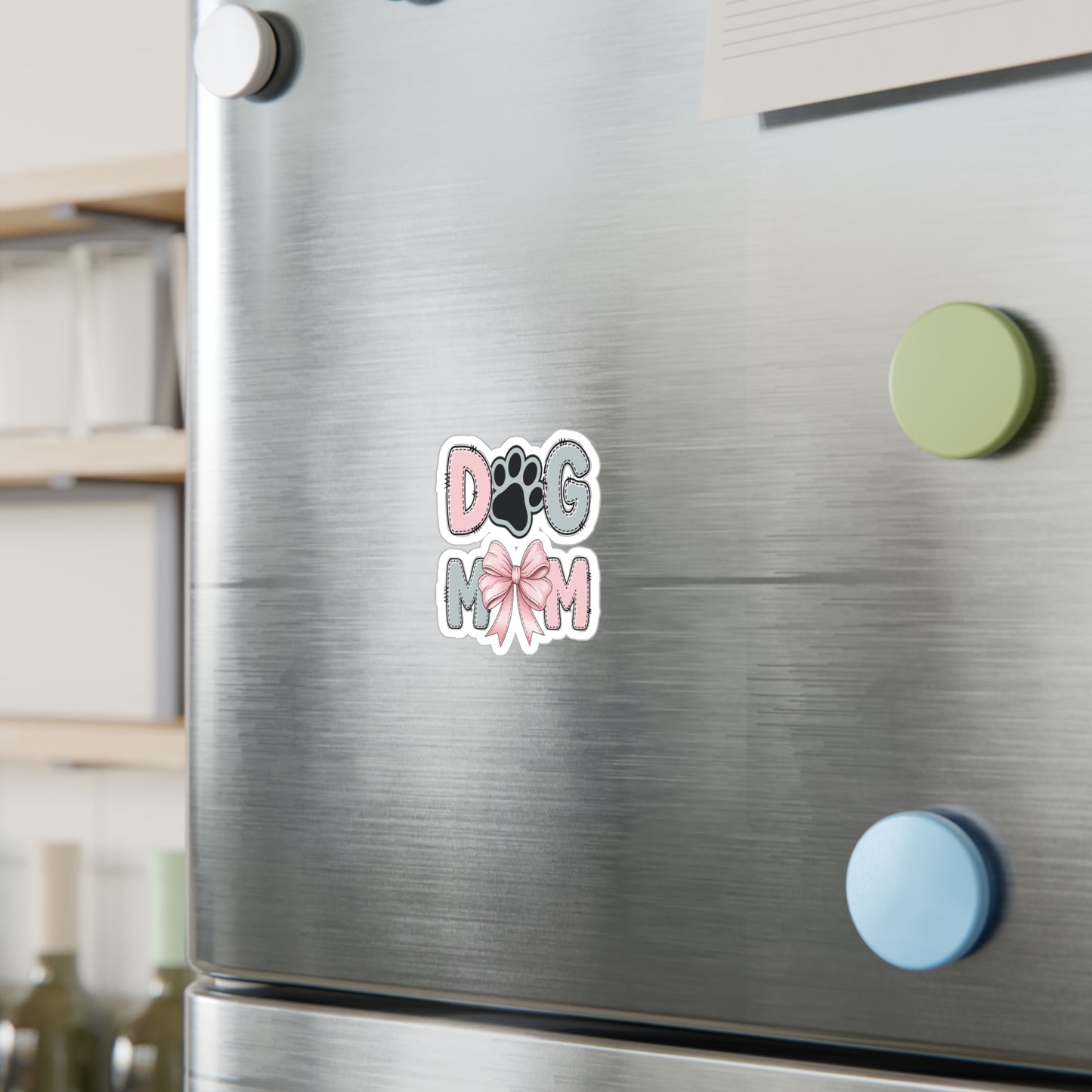 Dog Mom Bow sticker