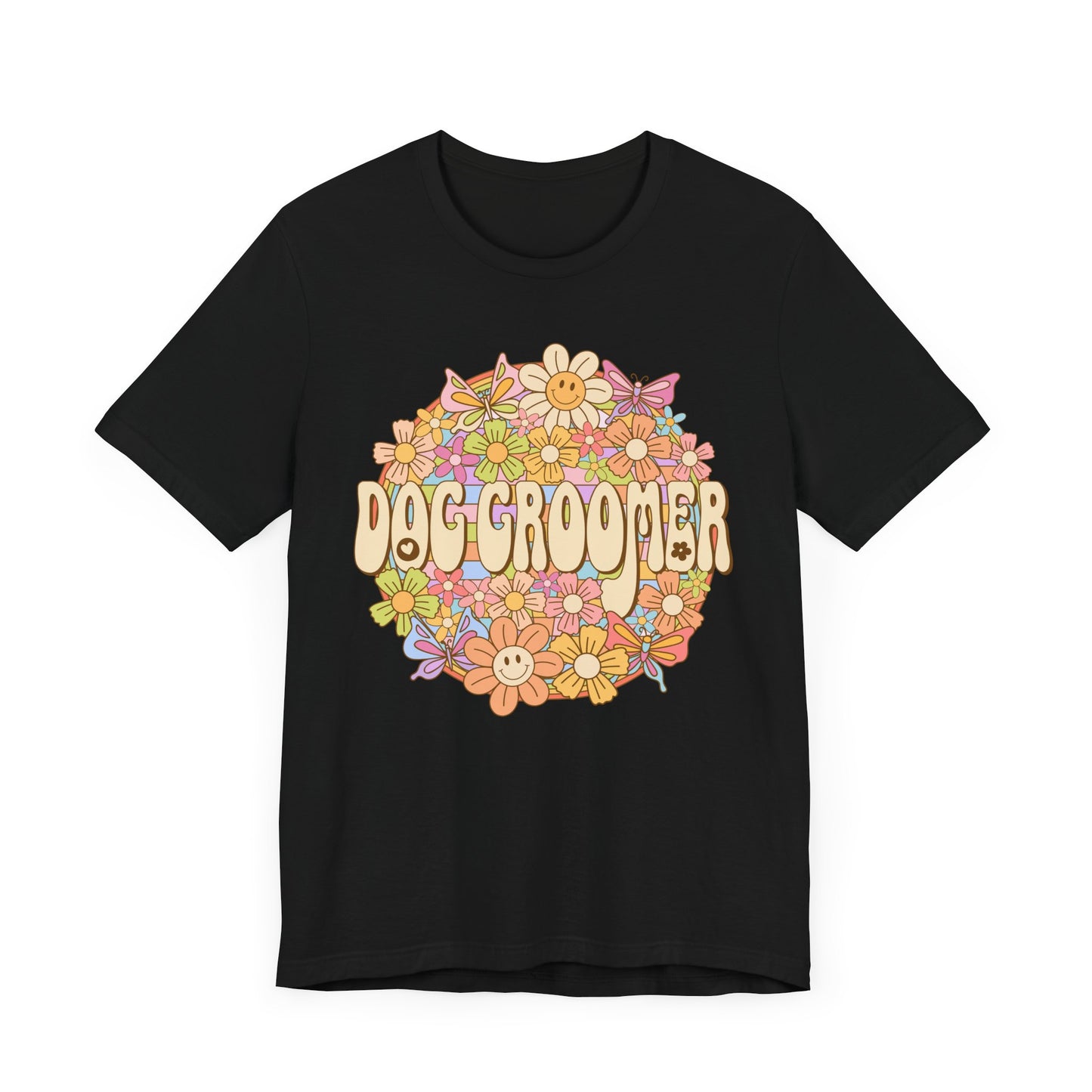 Groovy Groomer Flowers shirt