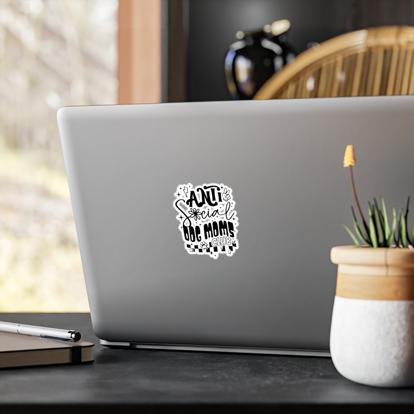 Anti Social Dog Moms Club sticker