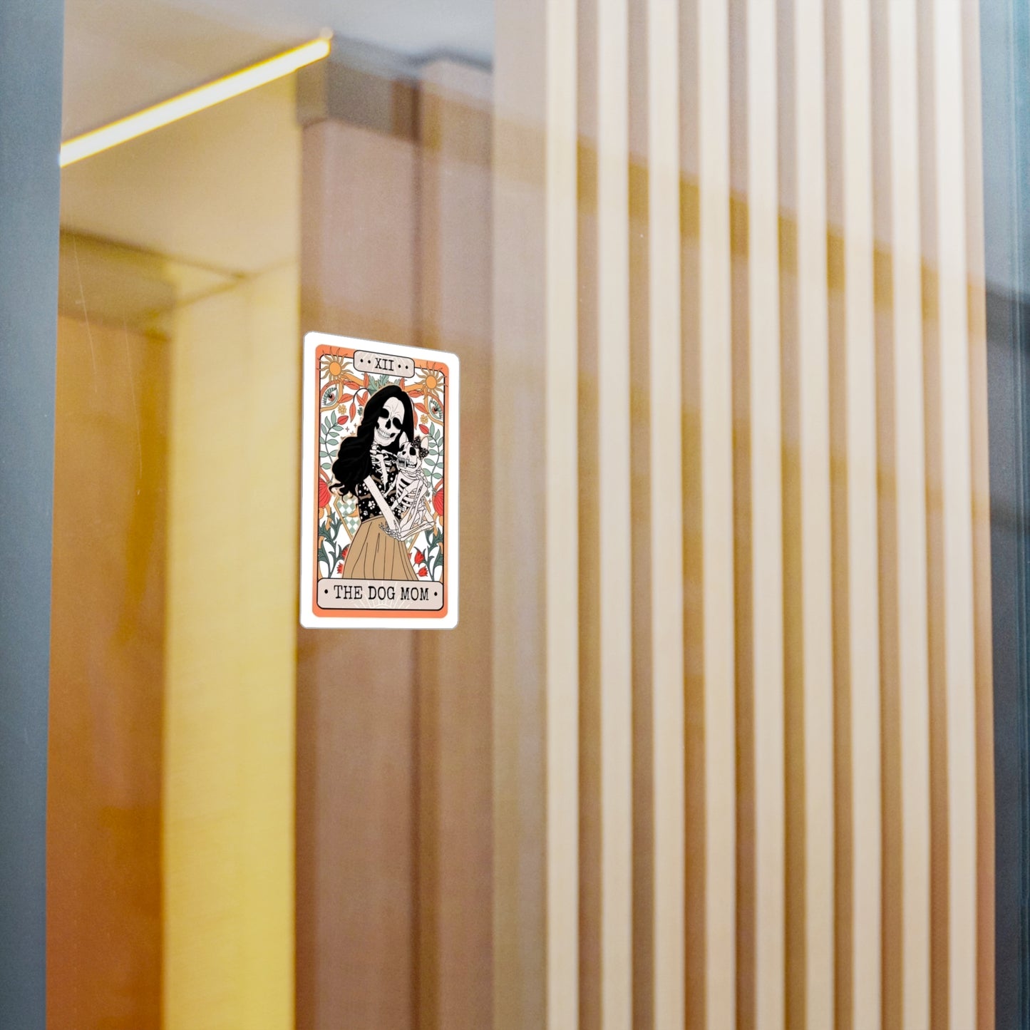 Dog Mom Tarot Card sticker