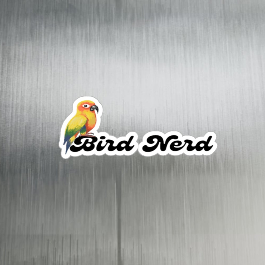 Bird Nerd Sticker