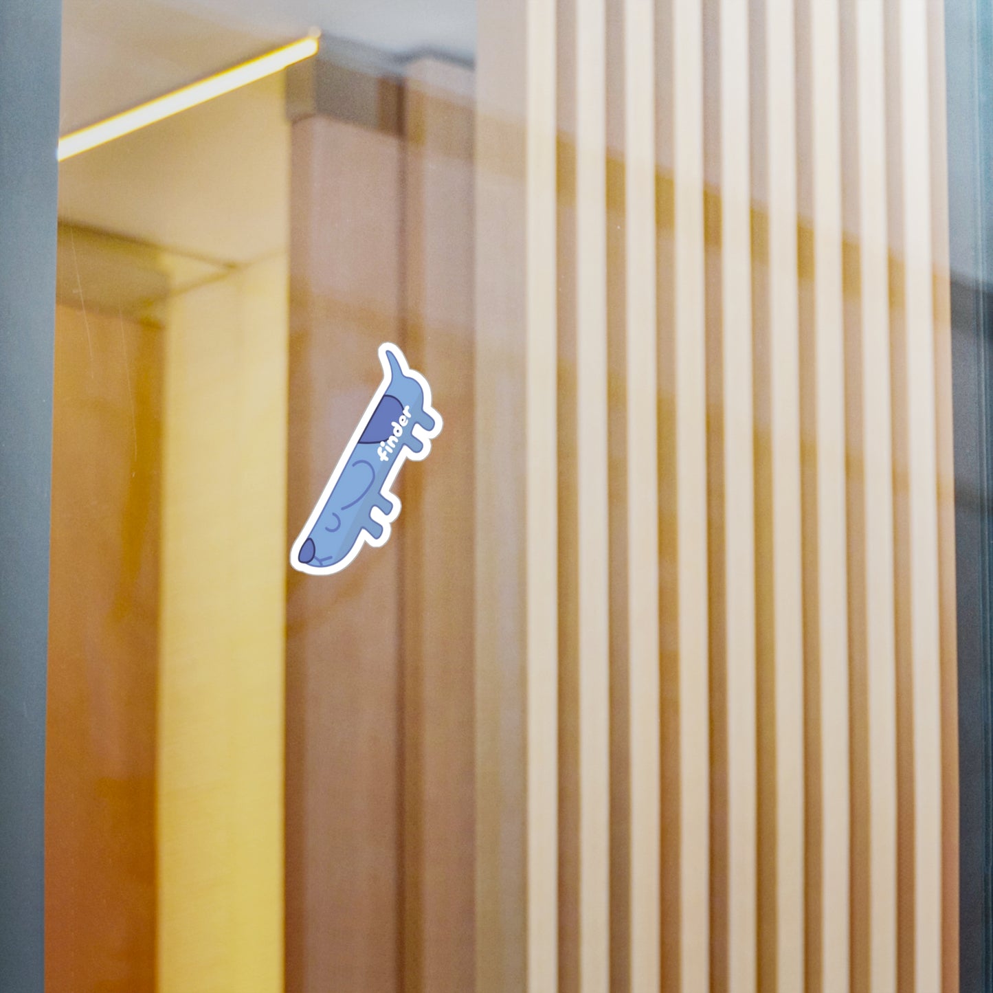 Longdog finder sticker
